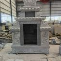 绥化 芝麻灰高档墓碑、土墓，一套也支持定做