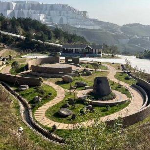 绥化仿古石铺装整体效果