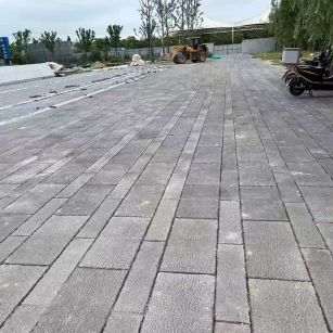 绥化仿古石铺装效果