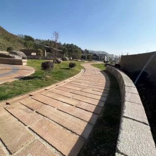 绥化仿古石铺装效果