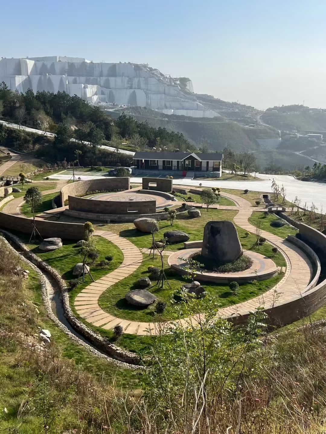 绥化仿古石铺装整体效果