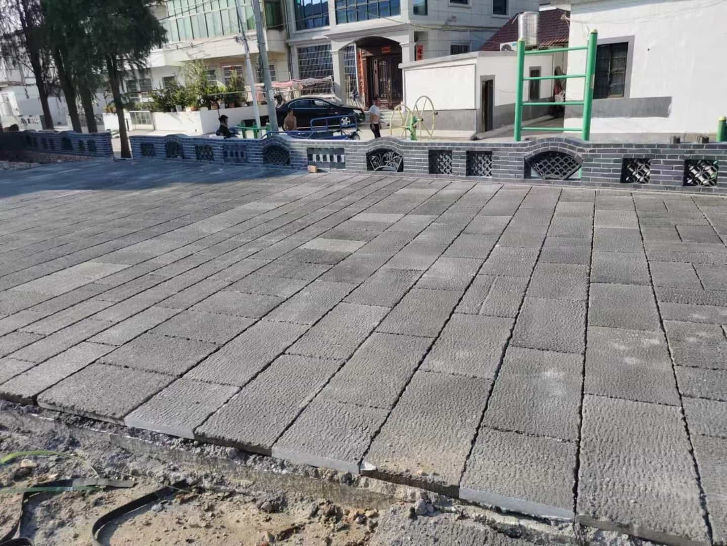 绥化仿古石铺装效果