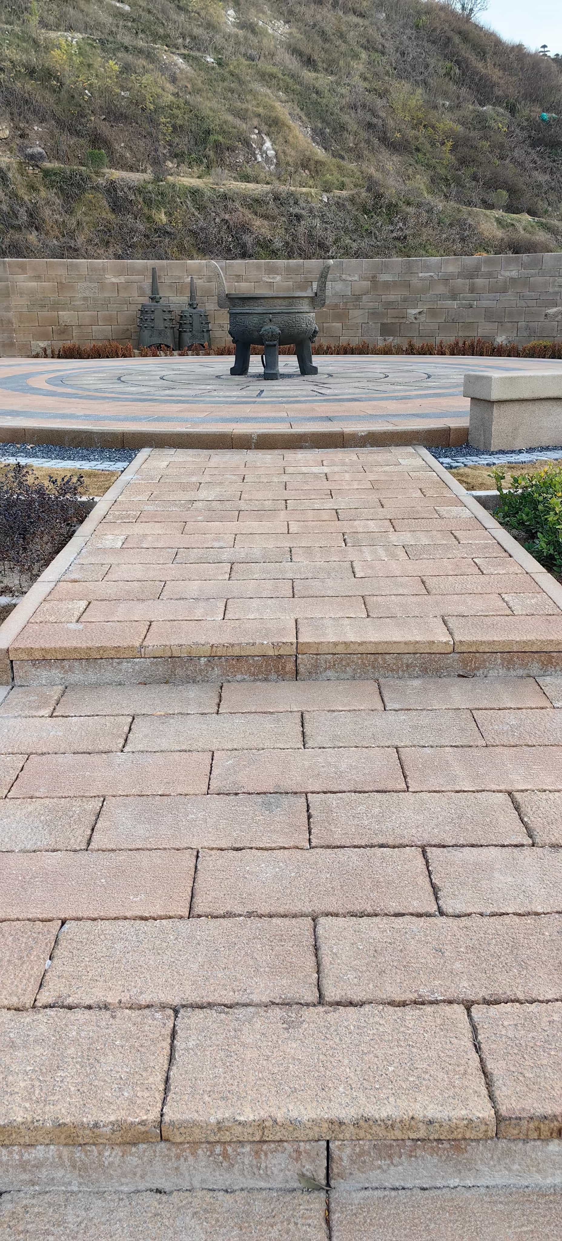 绥化仿古石铺装效果