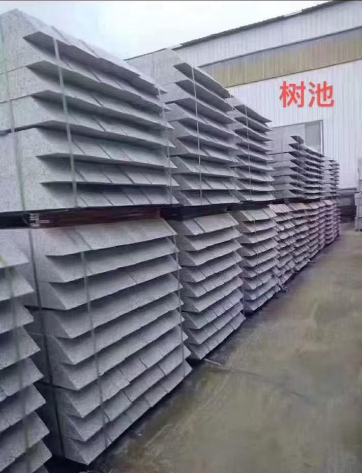 绥化 芝麻灰切头树池