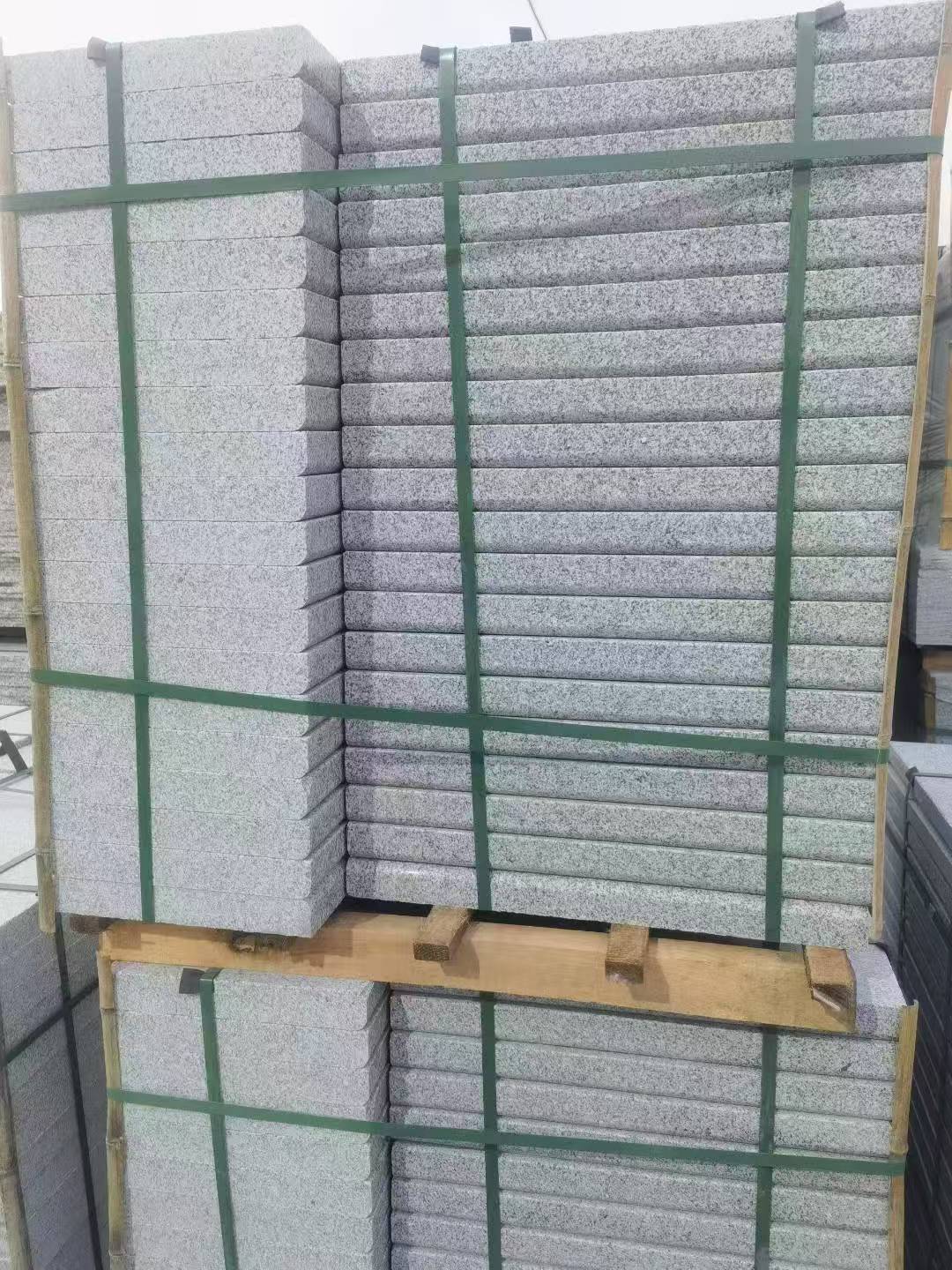 绥化 5公分芝麻白，倒斜角，室外楼梯踏步